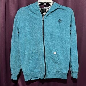 Shaun White Teal Zip-Up Hoodie for Men